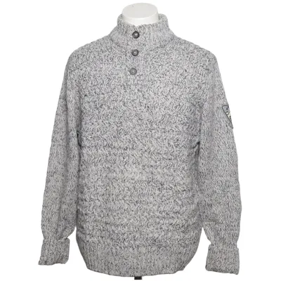 Pull-over (Gris, Blanc) de Canda C&A Acrylique, Laine