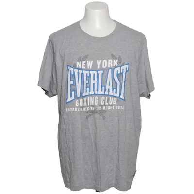 T-shirt (Gray, Blue, White) from Everlast Cotton, Polyester