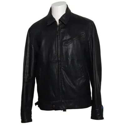 Läderjacka (Svart) från Levi Strauss & Co Skinn, Polyester