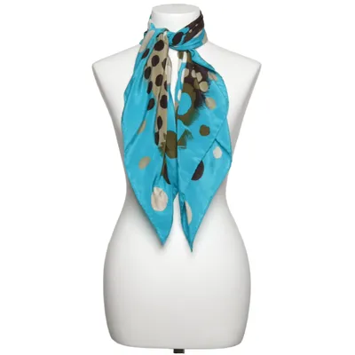 Neckerchief (Blue, Multicolored) from Moschino Silk