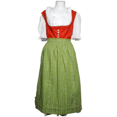 Dirndl (Rood, Wit, Groen) van Country Line Katoen