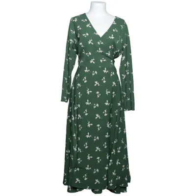 Wickelkleid (Grün, Weiß) von Collectif Vintage Polyester
