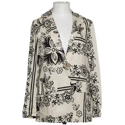 Blazer (White, Black) from Le Streghe Cotton