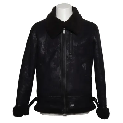 Shearling jacket (Black) from Sixth June Polyester, Polyurethane