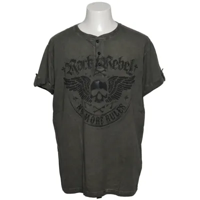 T-shirt (Grå) från Rock Rebel Bomull