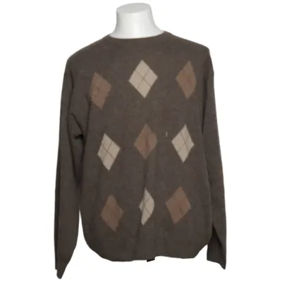 Sweater (Gray, Beige) from Burlington Cashmere, Wool