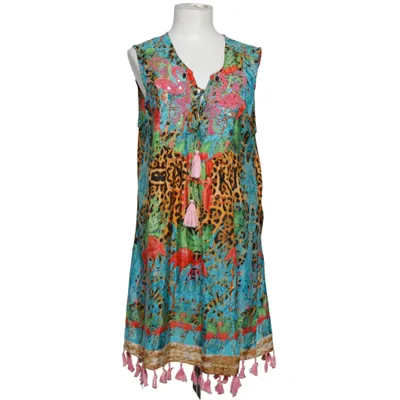 Caftan (Bleu, Multicolore) de Isla Bonita Soie