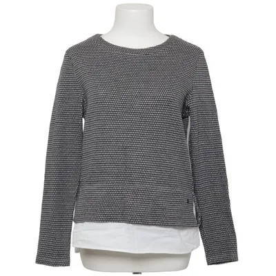 T-shirt à manches longues (Noir, Blanc) de Betty & Co Coton, Élasthane, Polyester