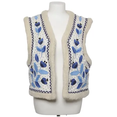Gilet (Beige, Blauw) van Fabienne Chapot
