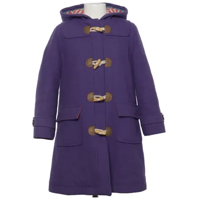 Dufflecoat (Lila) von Mini Boden Baumwolle, Polyester, Wolle