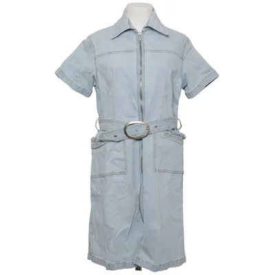 Denim jurk (Blauw) van Outfit Katoen, Elastaan