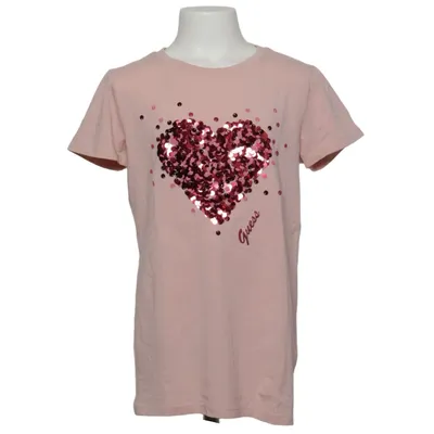 T-shirt (Pink) von Guess Kids Baumwolle, Elasthan
