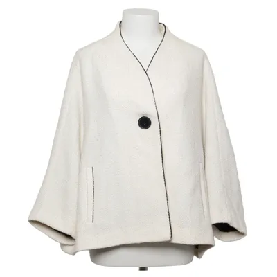 Blazer (Blanc) de ESPRIT Coton, Élasthane, Polyester, Laine