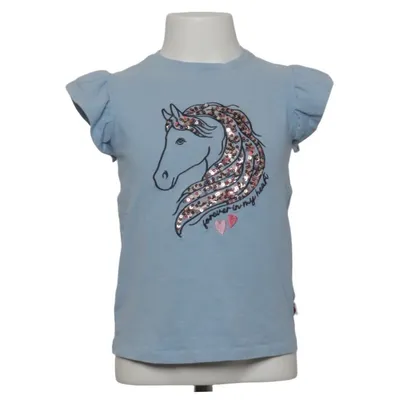 T-shirt (Blå) från Salt and Pepper Bomull, Elastan