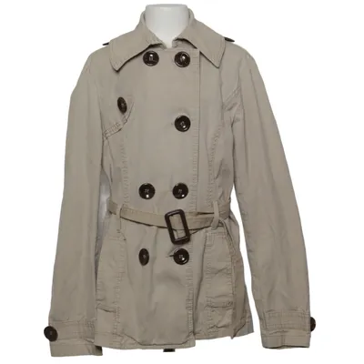 Trenchcoat (Beige) von Crash One Baumwolle, Polyester
