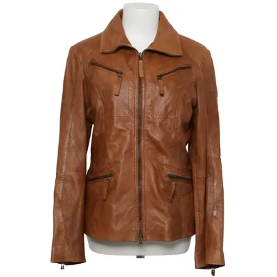 Veste en cuir (Marron) de Cabrini Cuir