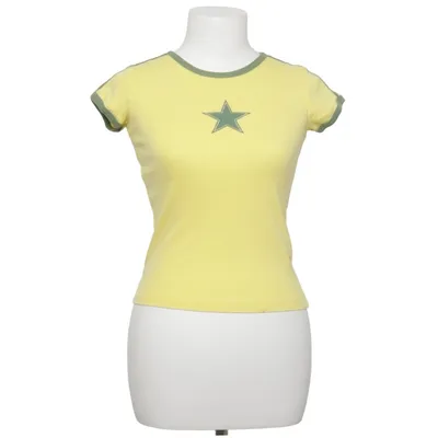 T-shirt (Geel, Groen) van Subdued Katoen