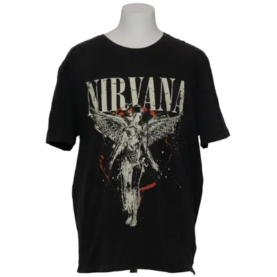 T-shirt (Sort) fra Nirvana Bomuld