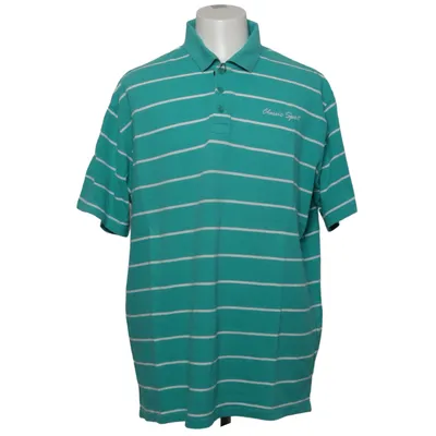 Polo shirt (Green, White) from Manman Cotton