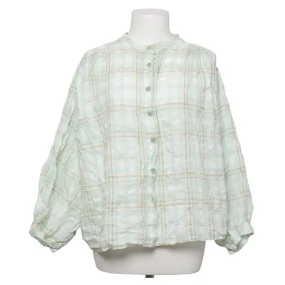 Blouse (Green, Beige) from J&L