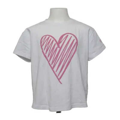T-shirt (White, Pink) from Benger Cotton, Polyester