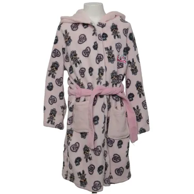 Bathrobe (Pink, White) from MGA Polyester