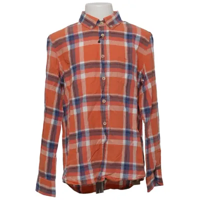 Businesshemd (Orange, Blau, Weiß) von Massimo Dutti Boys & Girls Baumwolle, Leinen