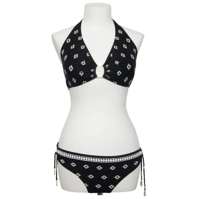 Bikini (Zwart, Wit) van Watercult Elastaan, Polyamide