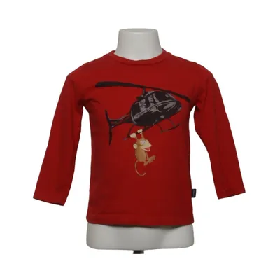T-shirt à manches longues (Rouge) de Trigema Coton