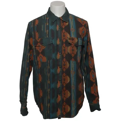 Hemd (Grün, Orange, Blau) von Billabong x Wrangler Bio-Baumwolle