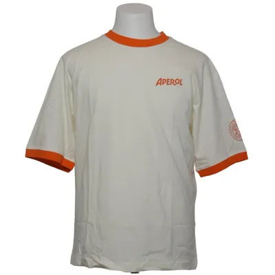 T-shirt (Hvid, Orange) fra Aperol Økologisk bomuld