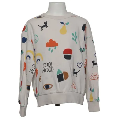 Sweatshirt (Beige, Meerkleurig) van Monoprix Katoen, Elastaan, Polyester