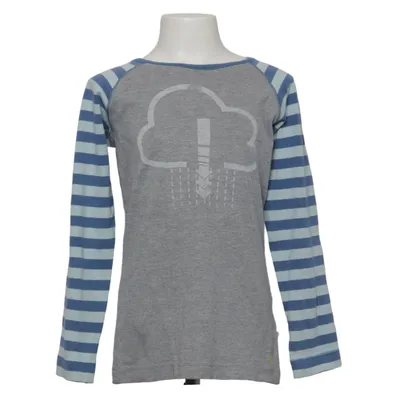 Langarmshirt (Grau, Blau) von Phister & Philina Baumwolle, Polyester