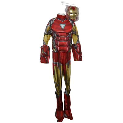 Udklædning (Iron Man Dlx Child Costume) fra Rubies Polyester