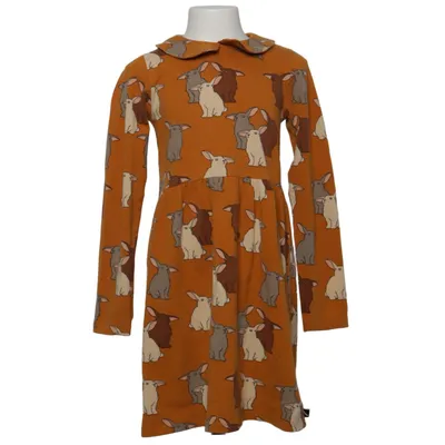 Robe (Marron, Multicolore) de Carlijnq Élasthane, Coton biologique