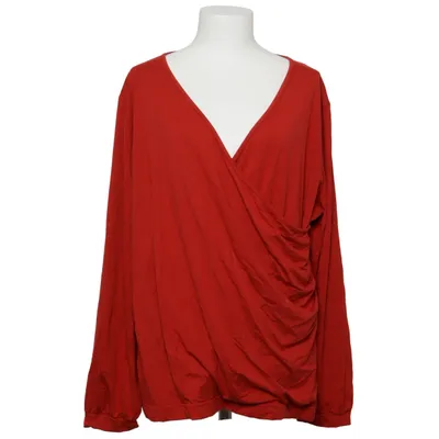 Blouse portefeuille (Rouge) de Tante Betsy Élasthane, Viscose