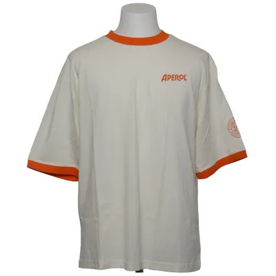 T-shirt (Blanc, Orange) de Aperol Coton biologique