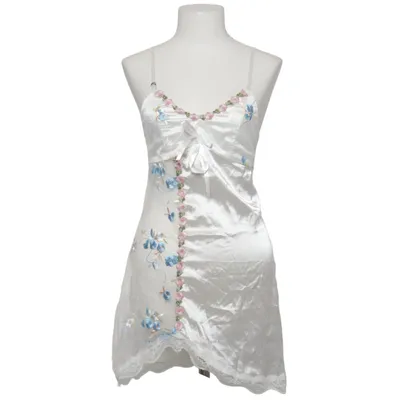 Negligee (White, Multicolored) Polyester