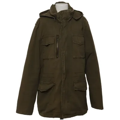 Parka (Green) from H&M Young Cotton, Polyester
