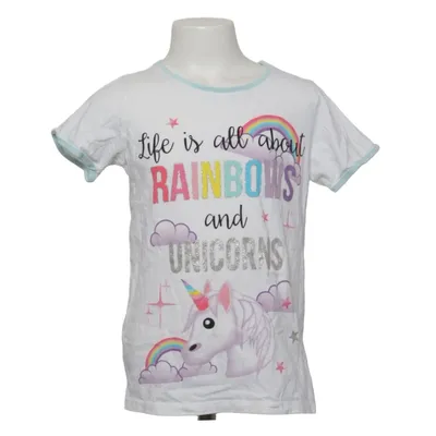 T-shirt (Blanc, Multicolore) de Emoji Coton