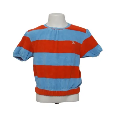 T-shirt (Bleu, Orange) de Carlijnq Coton, Polyester