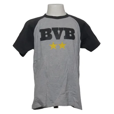 T-shirt (Gray, Black, Yellow) from BVB Cotton, Polyester