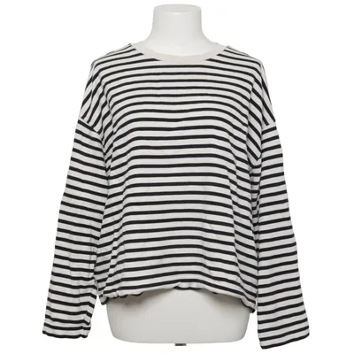 Långärmad t-shirt (Svart, Vit) från Armedangels Ekologisk bomull