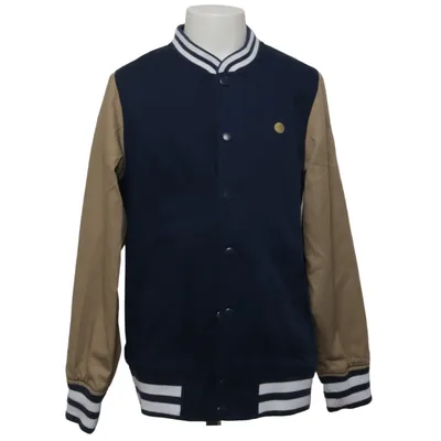 Varsity jacket (Blue, Beige, White) from Outfitters Nation Cotton, Polyester
