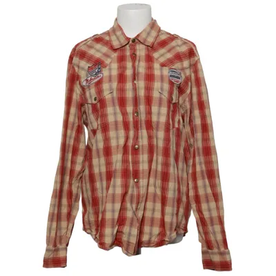 Flannel shirt (Red, Beige) from Rainbow Collection Cotton