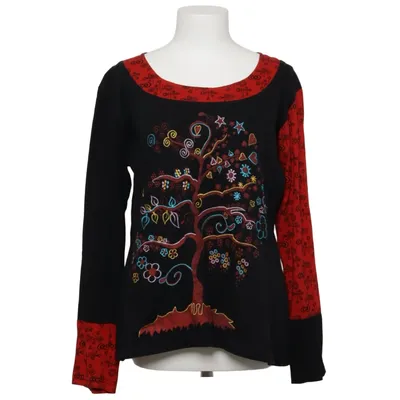 Lange mouwen shirt (Zwart, Rood, Meerkleurig) van Filosophie Katoen