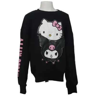 Collegetröja (Svart, Rosa, Vit) från Hello Kitty and Friends x Primark Bomull, Polyester