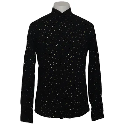 Skjorte (Sort, Guld) fra Twisted Tailor Bomuld, Elastan