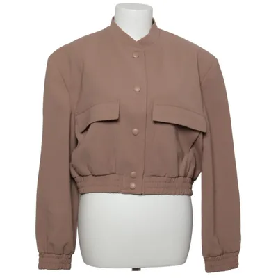 Bomberjacka (Beige) från Zara Polyester, Ull