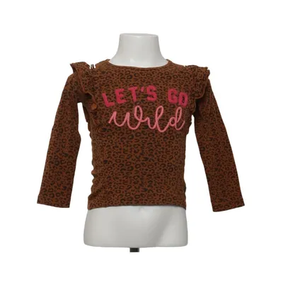 Långärmad t-shirt (Brun, Rosa) från Jubel Bomull, Elastan